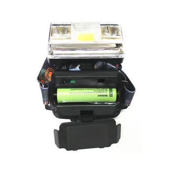 COB /XPE Zvejas Lukturis LED Lukturītis Darba lukturi USB Uzlādes Balta gaisma Lukturu Use18650 Akumulatora apgaismojums Balts Zibspuldzes Lampas