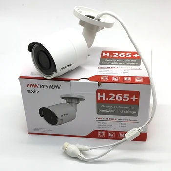 Hikvision DS-2CD2063G0-es 6MP IS Lodi, Tīkla Kameras POE IS 30m H. 265+ SD Kartes Slots IP67 Aizstāt DS-2CD2085FWD-I IP Kameras