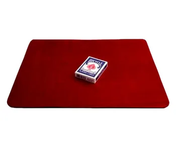 Augstas Kvalitātes Profesionālās Kartes Mat Red prognozes Karti pad abpusējas 42.5*33cm Spilventiņu Poker un Monētas, Burvju Triki, Burvju Butaforijas