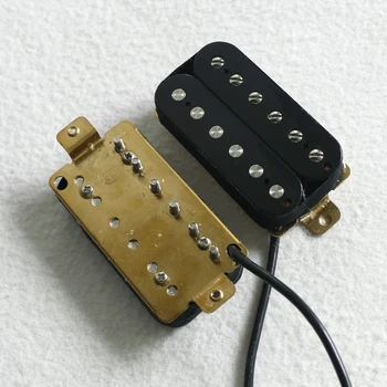 Demo Bezmaksas Piegāde Augstu Produkcijas 16K Black Alnico 5 standarta Humbucker elektriskā Ģitāra, Pickups, Ziloņkaula krāsu diy ģitāru komplekti