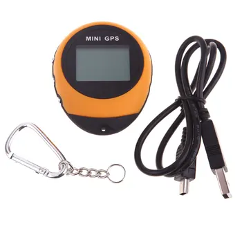 Mini GPS Navigācijas Locator USB lādējamu GPS izsekošanas ierīce anti-zaudēja ūdensizturīgs rokas GPS, kompass, āra ceļojumu