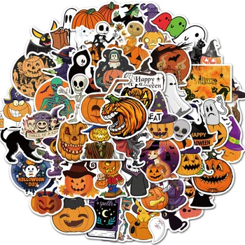 50gab/iepak Halloween Tēmu Stila Mānīšanās Šausmu Grafiti Uzlīmes Skeitborda Velosipēdu, Datoru, Notebook Automašīnas Bērnu Rotaļlietas