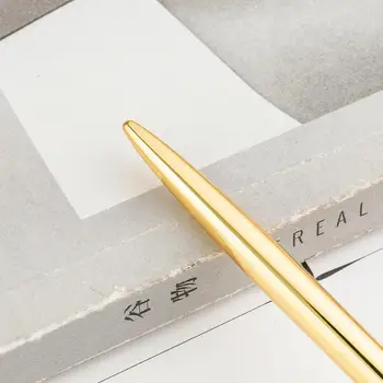 100pcs/daudz Mini Izturīgs Metāla Lodīšu Pildspalvu Rotējošo Kabatas izmēra Pildspalvu Portatīvo Lodīšu Pildspalvu Maziem Pildspalvu Izsmalcinātu Rakstīšanas Rīks