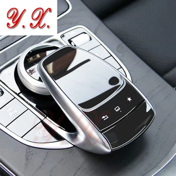 Auto Dizains Auto Centrs Kontroli Peles Pogu Aizsardzības Plēves Uzlīmes Priekš Mercedes Benz C/E/S/V/GLC/GLE C Klases W205 E Klases W213