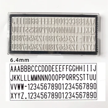 3mm/4mm/6.4 mm Vēstules Plāksnes Pasūtījuma Individualizēto Nosaukumu, Adresi, Gumijas Zīmogu Ierīču Digitālo Vēstuli Zīmogs Plāksnes DIY Scrapbooking