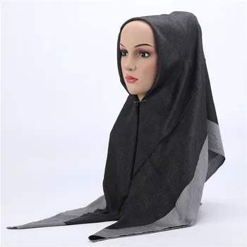 Malaizija Laukumā Lakatu Islāma Kokvilnas Šalles Instant Hijab Šalle Musulmaņu Turbante Lakatiņu Wrap Sieviešu Pashmina 105x105cm
