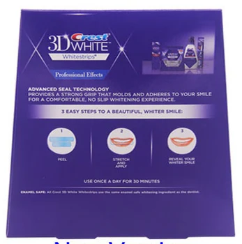 Crest 3d white zobu Whitestrips Professional efektu, 1 kārba 20 Maisiņi Sākotnējā Mutes Higiēna, Zobu Balināšanas sloksnes