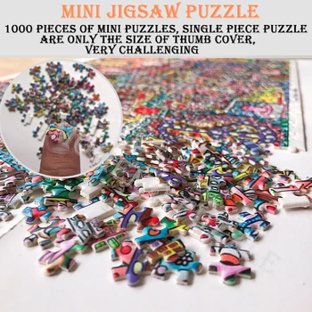 MOMEMO Waterlilies Dīķī 1000 Gabalu Puzzle Koka Krāsu Naftas Mākslas Glezniecības Jigsaw Puzzles Pieaugušajiem Bērniem Izglītības Rotaļlietas, Dāvanu