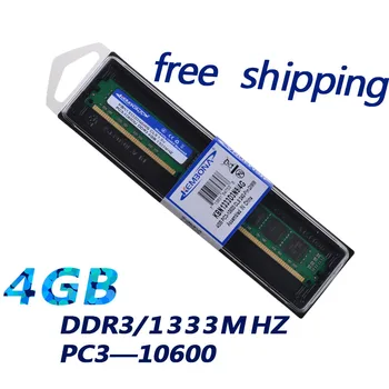 KEMBONA Zīmola Atmiņas DDR3 Ram 4G 1333Mhz 4GB Desktop Ilgi-dimm Memoria Saderīgs ar DDR 3 1066Mhz Bezmaksas Piegāde