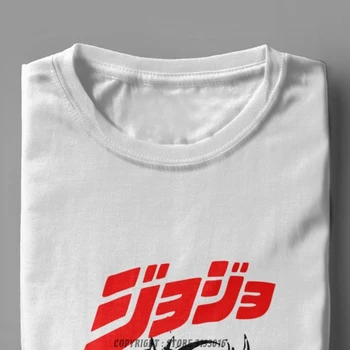 Japāņu T Krekls Mens Dio Brando Jojo T O Kakla Jojos Dīvaino Piedzīvojumu Anime Jjba Manga T-Krekls Camisa Streetwear
