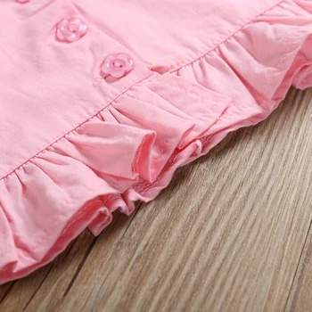 Gudrs Flamingo Baby Toddler Meiteņu Veste Crop Topi Īsās Bikses Apģērbs Apģērbs