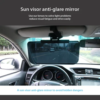 NOANS Automašīnu Anti Apžilbināt saulessarga Aizsargbrilles Braukšanas Spogulis Optiskā Par Hyundai Solaris i30 Tucson, Kia rio ceed 2017 Peugeot 206 207