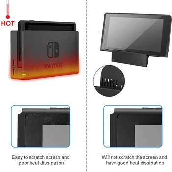 Kvalitātes Portatīvie Mini Ieslēdziet TV dokstacija, Uzlādes Statīvs Nomaiņa Nintendo Slēdzi Uzstādīt Dock, Kompakts Pārslēdziet uz HDMI