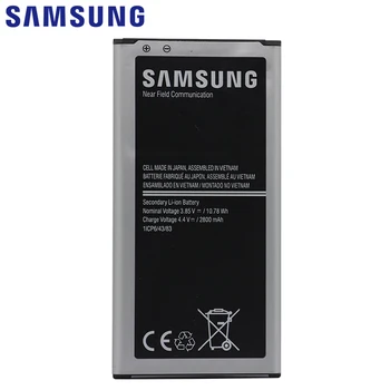 SAMSUNG S5 Neo Tālruņa Akumulatora EB-BG903BBE Samsung Galaxy S5 Neo G903F G903W G903M G903H Ar NFC 2800mAh Oriģinālo Akumulatoru