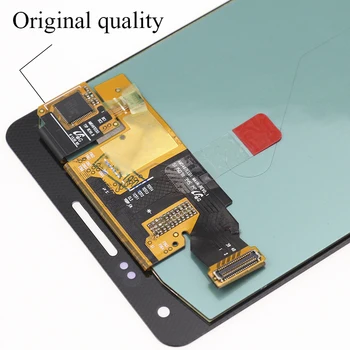 Sākotnējā super AMOLED LCD SAMSUNG Galaxy A5. gadam A500FU A500 A500F A500M Displejs, Touch Screen Nomaiņa Digitizer