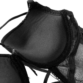 Franču Sexy Mežģīņu Overbust Korsešu Bustiers Steampunk Sexy Apakšveļa Top Kleita Siksna Body Shaper Burleska Sieviešu Gothic Apģērbu