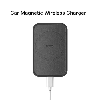 Magnētiskā Bezvadu Automašīnas Lādētājs Mount,Par Magsafe iPhone 12 12Pro Max HaloLock 15W Ātri Magnēts Uzlādes Lādētājs, Auto Telefona Turētājs