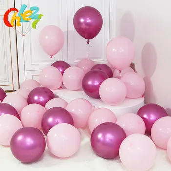 30pcs/daudz 12inch Metāla Krāsas Lateksa Baloni, bērnu Dzimšanas dienas svinības Rotājumi Globos Sajauc Rožu Kāzu Dekorēšana Hēlija Ballon
