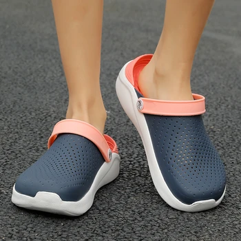 2020. Gada Vasaras Pludmales Sieviete Kurpes Podu Dāmas Sieviešu Dzīvoklis Sandales Crocse Balles Kurpes Croc Apavi Čības Sandalen Zapatos Sandalias