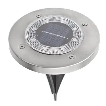 4gab Dārza Saules LED Gaismas Ceļā Aprakti Gaismas Āra Ūdensizturīgs IP65 Pazemes Dekoratīvās Lampas 135*115*90mm