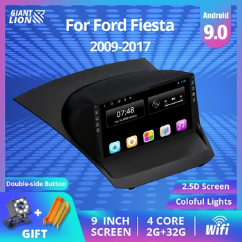 2DIN Android Auto Radio Ford Fiesta 2009-2017 9
