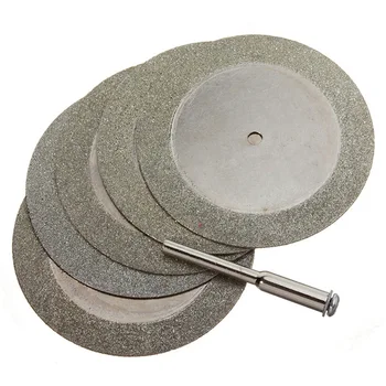 Fixmee 10pcs/komplekts 50mm Dimanta Griešanas Diskus, Rotācijas Instruments Dremel Akmens, Asmens