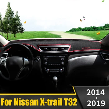 Priekš Nissan X-trail X trail t32-2018 2019 2020 Auto Paneļa Vāciņu Izvairīties no gaismas Pad Instrumentu Paneļa Mat Paklāji Aksesuāri