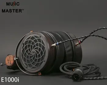 MusicMaster 108mm E1000I 60Ohms Plakana Pielāgota Koka Hifi Monitors Studio Audiophile Austiņas Austiņas PK Audeze LCD4 Susvara