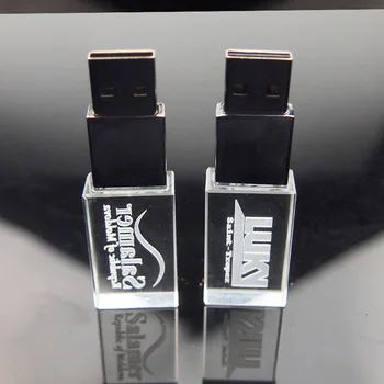 Grezna Kristāla USB Flash Pen Drive Pasūtījuma Logo USB 2.0 Fotogrāfija Dāvanas USB Atslēgu 4GB 8GB 16GB 32GB 64GB(vairāk nekā 10pcs Bezmaksas Logo)
