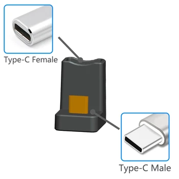 90 Grādu USB 3.1 C Tipa Sieviešu un Vīriešu Paplašināšanu un Adapteri Portatīvo datoru Planšetdatoru Šūnu Mobilo Tālruni M5TB