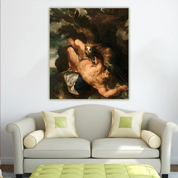Citon Peter Paul Rubens《Prometejs Pienākums》Audekls Mākslas, Eļļas Glezna Mākslas Plakātu, Dekoratīvās Attēlu, Sienas Dekori Mājas Apdare