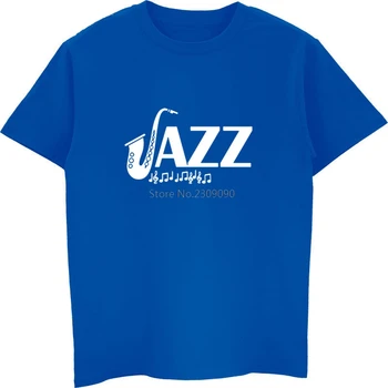 Vasaras Džeza Mūzikas Vīriešu T Krekli Meitene Apģērbs Kokvilnas Topi ar Īsām Piedurknēm Saksofonu T-krekls Hip Hop Tees Harajuku Streetwear
