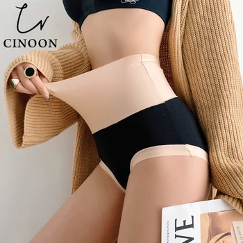 CINOON Sievietes Augsta Vidukļa Veidošanā Biksītes Muca Atlēts Sexy Apakšveļa Bezšuvju Elpojošs Body Shaper Novājēšanu Biksītes Shapewear