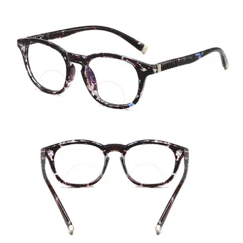 Vintage Bifocals vecuma tālredzība Lasīšanas Brilles Vīrieši Sievietes Sieviešu Retro Brilles Anti zili stari Dioptriju 1.0 1.5 2.0 2.5 3.0 3.5 4.0