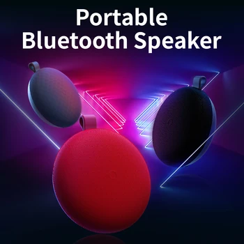GENAI Portatīvo Bezvadu Bluetooth Skaļruni, Auduma Soundbox ar iebūvētu Mic Stereo Skaņu Mūzikas siksniņa Bass Box Āra Skaļruņi