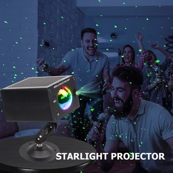 Zvaigžņotā Debess LED Lāzera Projektoru Gaismas Ūdens Ilgviļņu Skaņas Tālvadības pults Festivāla Puse, Dekoratīvās Lampas, Dāvanas, ES/ASV/apvienotā karaliste/AU