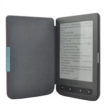 Zīda druka grāmatas vāka gadījumā touch Pocketbook basic lux 2 3 614/624/626 plus ereader ebook 6