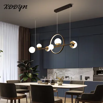 Vienkāršas un modernas aptumšojami kulons gaismas LED melnā un zelta kulons lampas ēdamistaba dzīvojamā istaba, virtuve studiju advokātu birojs