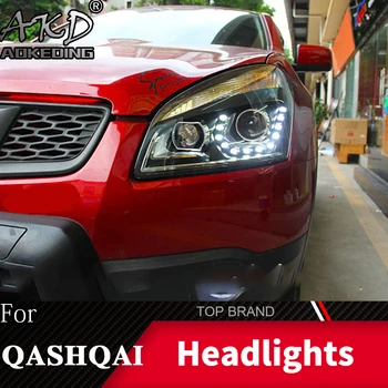 Galvas Lampas Auto Nissan Qashqai 2007. - 2016.gadam Priekšējie Miglas Lukturi Dienas Gaitas Lukturi dienas gaitas lukturi H7 LED, Bi Ksenona Spuldzes Auto Piederumi
