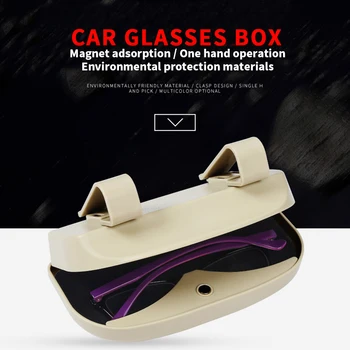 2020. gadā jaunu automašīnu stikli gadījumā auto saulessarga rāmja saulesbrilles aksesuāri vispārējā automašīnu stikli gadījumā, uzglabāšanas plaukts saulesbrilles gadījumā