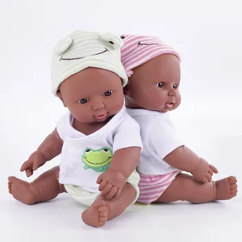 Bērnu Āfrikas Lelle, Rotaļlieta, Black Soft Bērniem, Baby Lelle Atdzimis Rotaļlietas Zēniem Meitenēm Dzimšanas Dienas Dāvanu Kustamo Kopīgā Āfrikas Lelles Todder