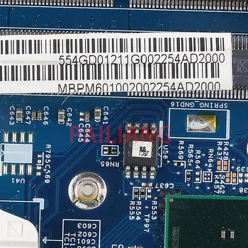 Portatīvo datoru mātesplati par ACER Aspire 5740 PC Mainboard MBPM601002 09285-1M 48.4GD01.01M pilna tesed DDR3