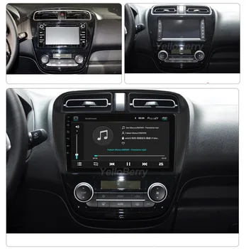 Par Mitsubishi-m Mirage Attrage Auto Radio Android 10 2012 2013 2016 2017 2018 Multimediju Atskaņotājs, GPS, WIFI, DVD Atskaņotājs