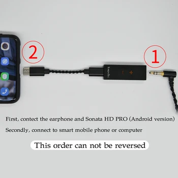 Ampēri Austiņu Pastiprinātājs,TempoTec Sonata HD PRO (Android/PC), USB Type C Līdz 3.5 mm Adapteris APK Portatīvo Audio Izeja,HiFi Dekodēšana