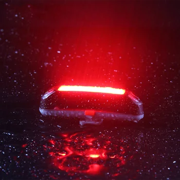 ROCKBROS Velosipēdu Gaismas Ūdensizturīgs Velosipēdu Taillight LED USB Rechargable Drošības Atpakaļ Gaismas Izjādes Brīdinājuma Seglu Velosipēds Aizmugures Gaismas