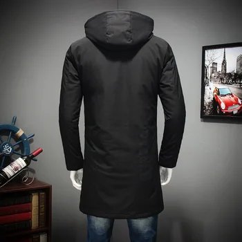 Plus lieluma 8XL garos ziemas polsterēta apģērbs vīriešu XL silts mētelis tauku bieza jaka kapuci kokvilnas bezmaksas piegāde uz leju