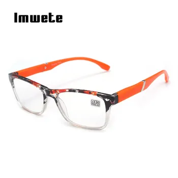 Imwete Hyperopia Lasīšanas Brilles Vīrieši Sievietes HD Sveķu Objektīvs Presbyopic Pārredzamu Readrer Brilles 1.0 1.5 2.0 2.5 3.0 3.5 4.0