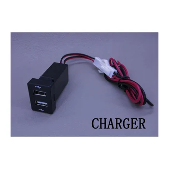USB Lādētāju, Auto Lādētāju, USB Savienotājs Spriegums Displejs Temperatūras Audio Lādētāju SĒJ.V TEM HDMI Toyota Avensis Aygo Tundra