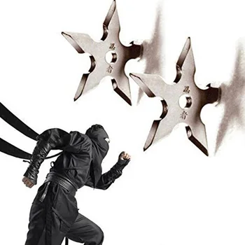 Pakaramajiem Ninja Zvaigzne Formas Nerūsējošā Tērauda Radošo Durvis, Sienas Āķi, Drēbes, Cepures Pakaramo Turētājs Mājas Apdare