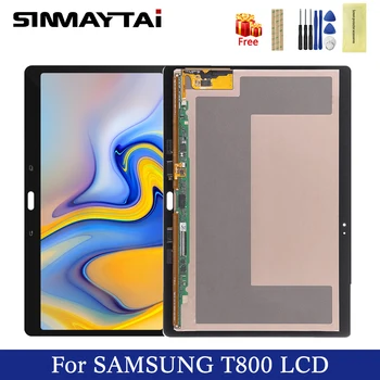 LCD Nomaiņa Samsung GalaxyTab Cilnes S T800 T805 SM-T800 LCD Displejs, Touch Screen digitizer Montāža Matricas Tablet Panelis